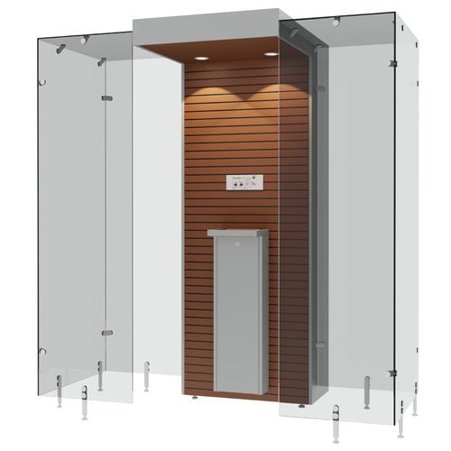 Raucherkabine für den Innenbereich - SMOKE SOLUTION SP110 - Longhi Air - mit HEPA-Filter / offen / halboffen