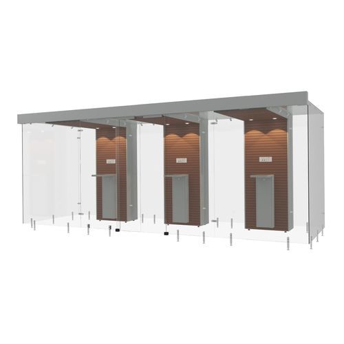 Raucherkabine für den Innenbereich - SMOKE SOLUTION 3SP200 - Longhi Air - mit HEPA-Filter / offen / halboffen