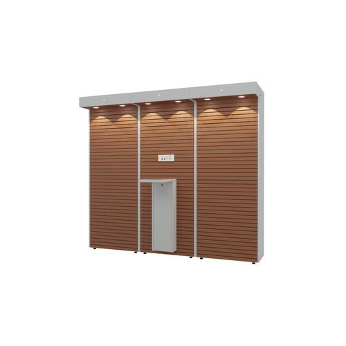 Raucherkabine Luftreiniger - SMOKE SOLUTION 3SR65 - Longhi Air - mit HEPA-Filter / selbsttragend