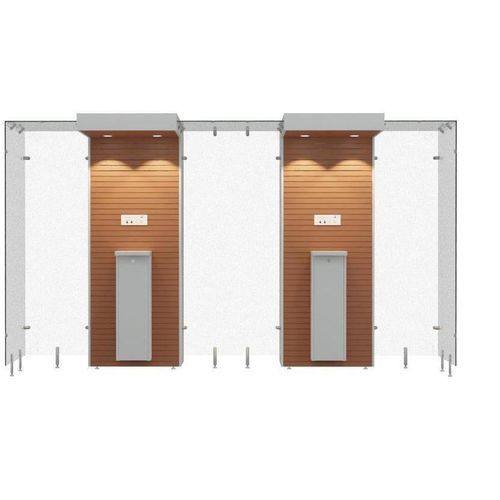 Raucherkabine für den Innenbereich - SMOKE SOLUTION 2SP110 - Longhi Air - mit HEPA-Filter / mit Filter / offen