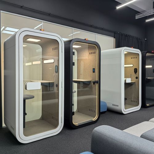 Telefonzelle für Büro - S FAMILY - Dancoo Acoustic Pods Manufacturing Co.,Ltd. - für Großräume / Sperrholz / Birke