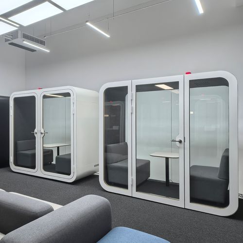 POD-Büro / Akustik - 2S2 - Dancoo Acoustic Pods Manufacturing Co.,Ltd. - ergonomisch / USB / mit integrierter LED-Beleuchtung