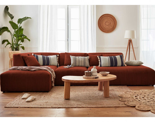 Modulsofa - VICTOIRE: 1147TER - Best Mobilier - modern / Samt / mit Armlehnen