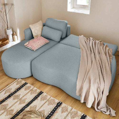 Ecksofa - MAHINA : 1552B - Best Mobilier - modern / Stoff / mit Armlehnen