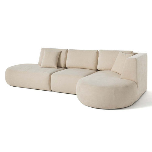 Modulsofa - SANTORINI: 1688BEI - Best Mobilier - modern / Stoff / mit Kissen