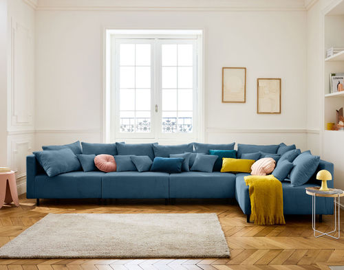 Modulsofa - EDINBURG: 1872B - Best Mobilier - modern / Samt / mit Armlehnen