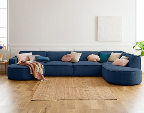 Ecksofa - SPIAGGIA : 1997B - Best Mobilier - modern / Samt / mit Armlehnen
