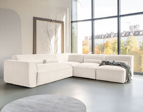 Modulsofa - FELIX: 2787BEI - Best Mobilier - modern / Stoff / mit Armlehnen