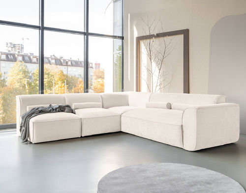 Modulsofa - FELIX: 2788BEI - Best Mobilier - modern / Stoff / mit Armlehnen