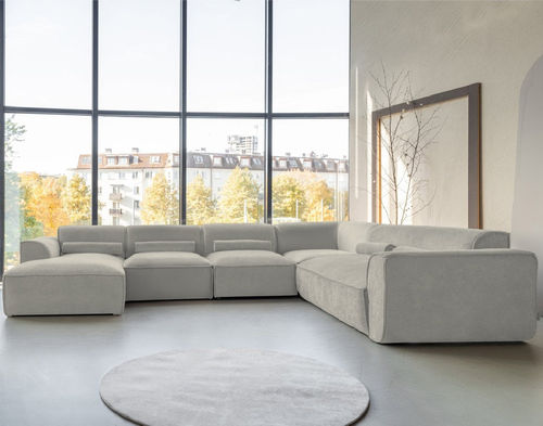 Modulsofa - FELIX: 2789GC - Best Mobilier - modern / Stoff / mit Armlehnen