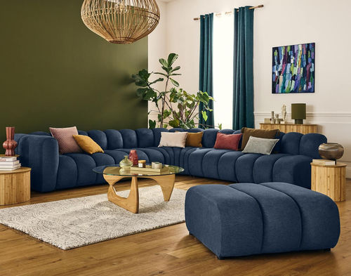 Modulsofa - DEBBIE: 2955B - Best Mobilier - modern / Stoff / mit Armlehnen