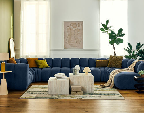 Modulsofa - DEBBIE: 2957B - Best Mobilier - modern / Stoff / mit Armlehnen