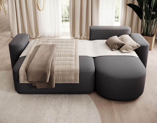 Ecksofa - SAM: 2984GANT - Best Mobilier - Bett / modern / Stoff
