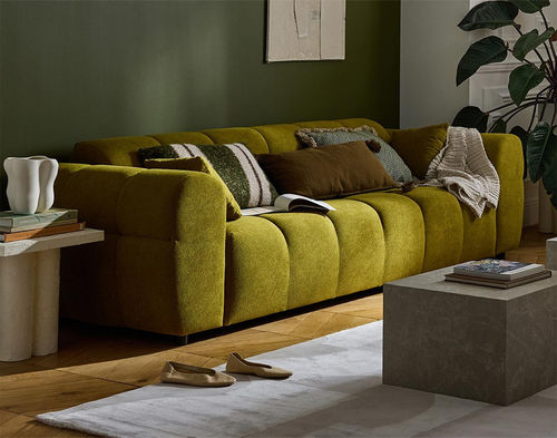 Modernes Sofa - RAY : 3022V - Best Mobilier - Stoff / mit Armlehnen / grau