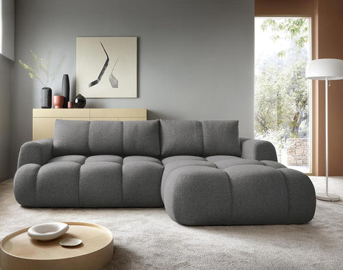 Ecksofa - YULIN: 3232GF - Best Mobilier - Bett / modern / Stoff