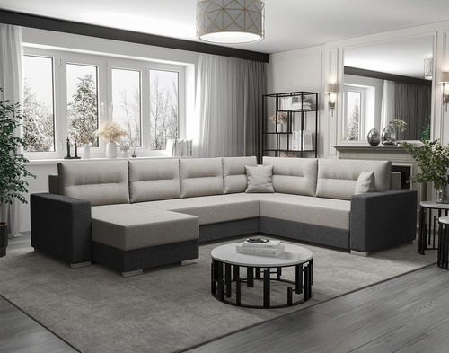 Ecksofa - LESLIE: 3287G - Best Mobilier - Bett / modern / Stoff
