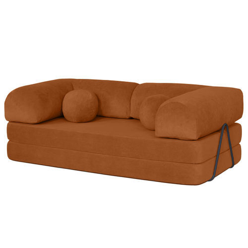 Bettsofa - NEBULA: 3313TER - Best Mobilier - modern / Samt / mit Armlehnen