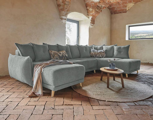Ecksofa - LENA: 425GC - Best Mobilier - Bett / skandinavisches Design / Stoff
