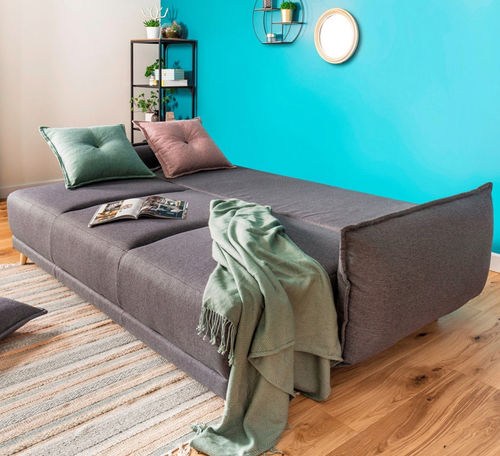 Bettsofa - LENA: 646GF - Best Mobilier - originelles Design / Stoff / mit Armlehnen