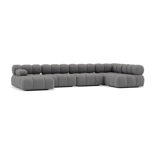 Modulsofa - RUBY - Best Mobilier - halbrund / modern / Samt