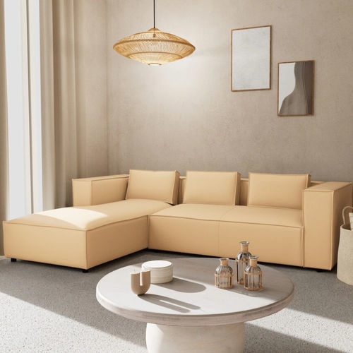 Ecksofa - STELLA - Best Mobilier - modern / für Wohnzimmer / Leder