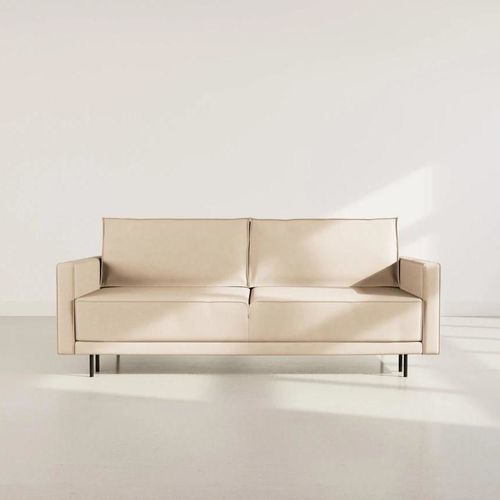 Sofa / minimalistisches Design - CHARLIE - Best Mobilier - für Wohnzimmer / Polyurethanschaum / Kunstleder