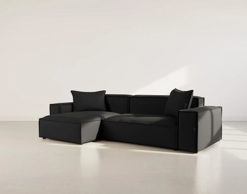 Ecksofa - ATLAS - Best Mobilier - modern / für Wohnzimmer / Samt