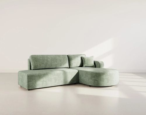 Ecksofa - MIRO - Best Mobilier - modern / für Wohnzimmer / Samt