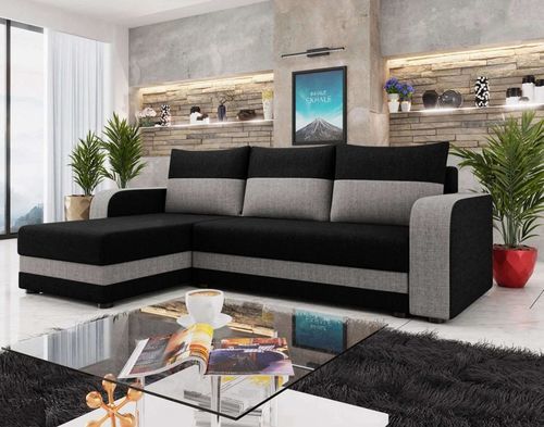 Ecksofa - HARVEY - Best Mobilier - modern / für Wohnzimmer / Stoff