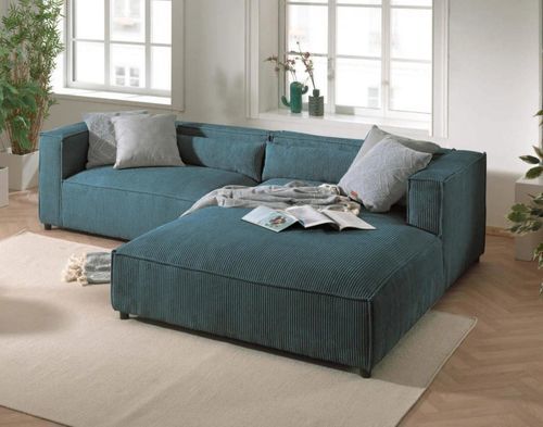 Ecksofa - ELA - Best Mobilier - modern / für Wohnzimmer / Samt