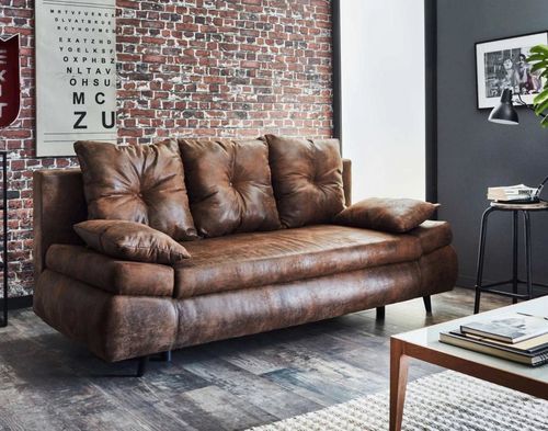 Industriedesign-Sofa - LARSON - Best Mobilier - für Wohnzimmer / Stoff / Polyester