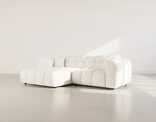 Ecksofa - MINI RAY - Best Mobilier - modern / Stoff / mit abnehmbarem Kissen