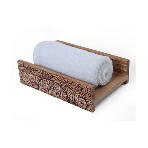 Stab-Handtuchhalter - TAB-07 - Beyond Menus - freistehend / Holz / für Hotels