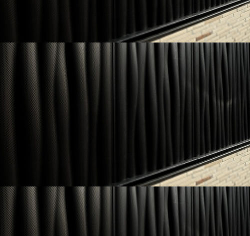 Innenwandverkleidung - Waterwave vision - Fielitz - Kupfer / Stahl / Aluminium