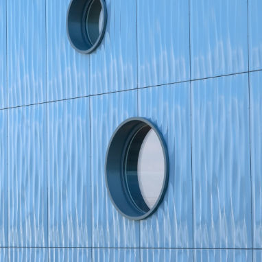 Paneel-Fassadenverkleidung - Waterwave curtain - Fielitz - Aluminium / Stahl / Kupfer