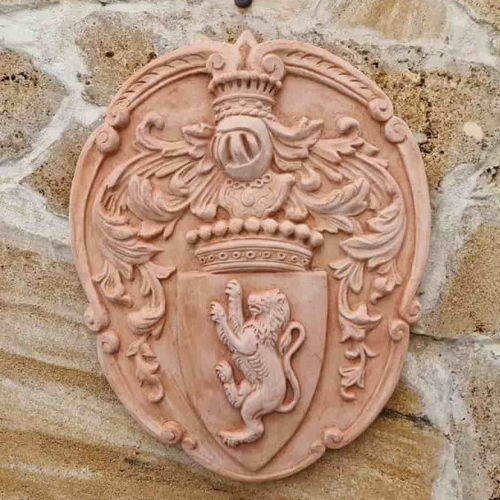 Terrakottaskulptur - Leone  - cestenoli srl - für Außenbereich / handgefertigt / Made in Italy