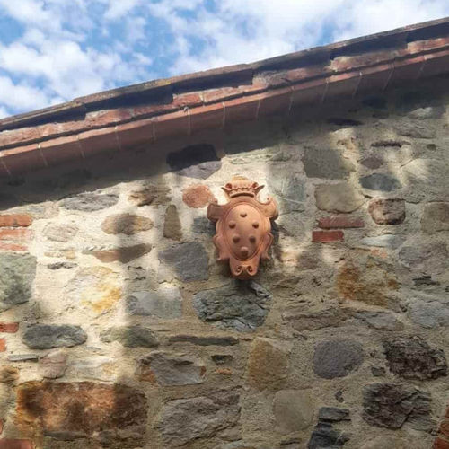 Terrakottaskulptur - Medici  - cestenoli srl - wandmontiert / für Außenbereich / handgefertigt