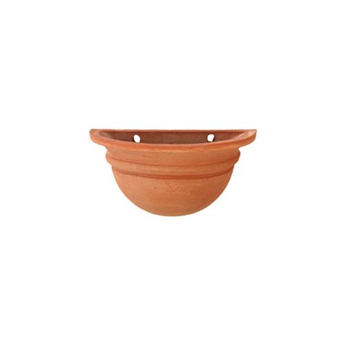 Terrakotta-Pflanzkübel - Tasca Liscia - cestenoli srl - gebogen / handgefertigt / hängend