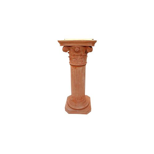Klassischer Säulenfuß - Corinzia  - cestenoli srl - Terrakotta / für Skulptur