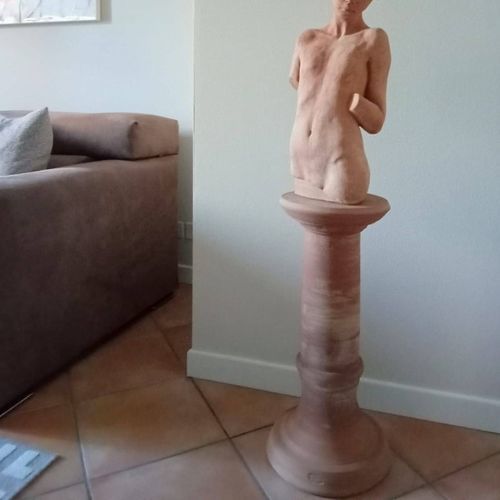 Klassischer Säulenfuß - tornio - cestenoli srl - Terrakotta / für Skulptur