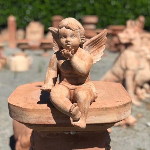 Terrakottaskulptur - Angelo Tirabaci - cestenoli srl - für Außenbereich / handgefertigt / Garten