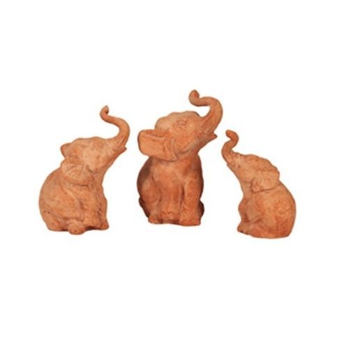 Terrakottaskulptur - Elefante - cestenoli srl - für Außenbereich / handgefertigt / Garten