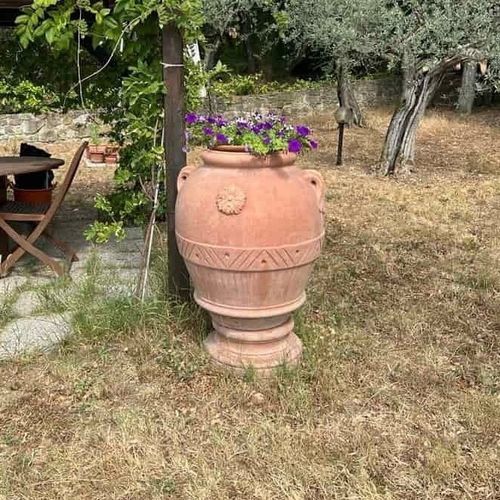 Terrakotta-Pflanzgefäß - Impruneta - cestenoli srl - rund / für Privatgebrauch
