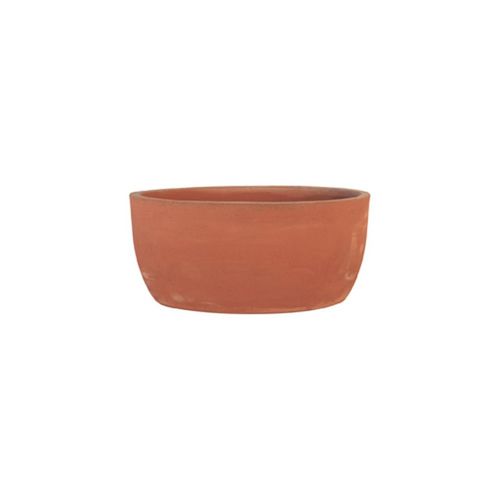 Terrakotta-Pflanzkübel - liscio moderno - cestenoli srl - oval / handgefertigt / modern