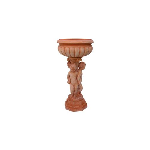 Terrakotta-Übertopf - Putti - cestenoli srl