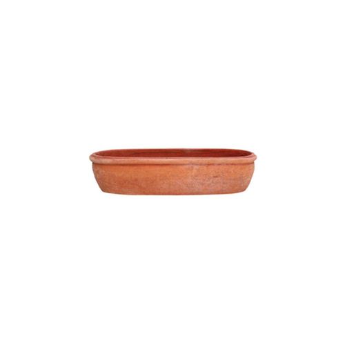 Terrakotta-Pflanzkübel - Liscio - cestenoli srl - oval / handgefertigt / klassisch