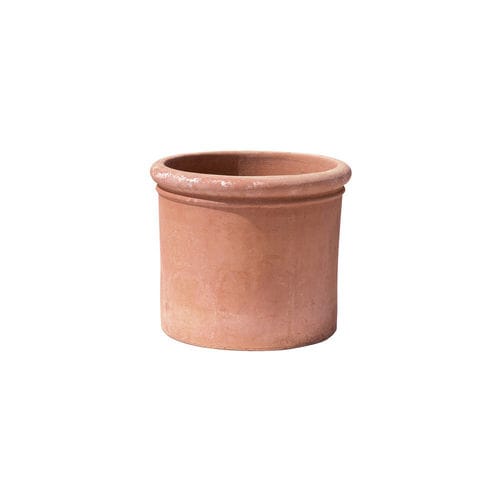 Terrakotta-Pflanzgefäß - Liscio Impruneta - cestenoli srl - zylinderförmig