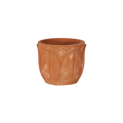 Terrakotta-Pflanzgefäß - Fiore di Loto - cestenoli srl - freistehend / rund / für Privatgebrauch