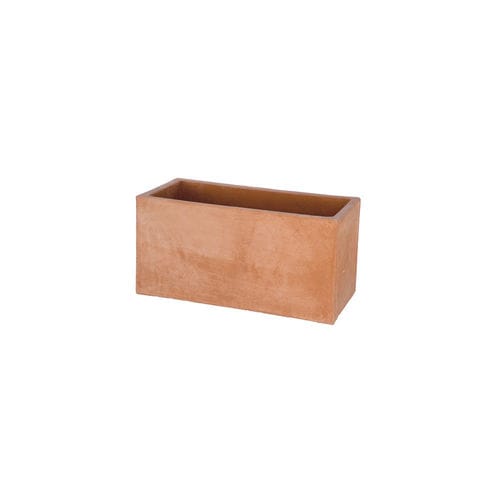 Terrakotta-Pflanzkübel - liscia moderna - cestenoli srl - rechteckig / handgefertigt / modern