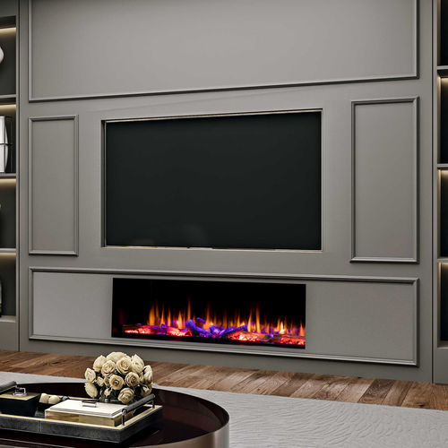 Elektrischer Kamineinsatz - Iconic - Heat Design - modern / Flammeneffekt / mit Fernbedienung